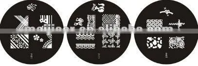custom nail art stamping plates