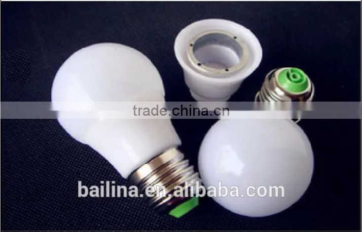 A60 shape luminum white house led bulb light b22, 7W high brightness led bulb lamps