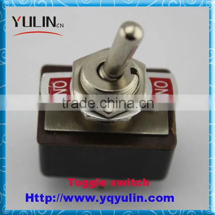Sample Free 6Pins Black Base 3Amp 250V ON-ON china toggle switch