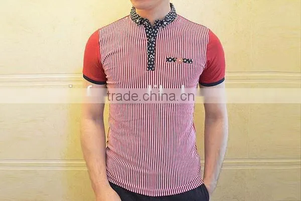 Customized hot sell men's embroidered polo shirts logo