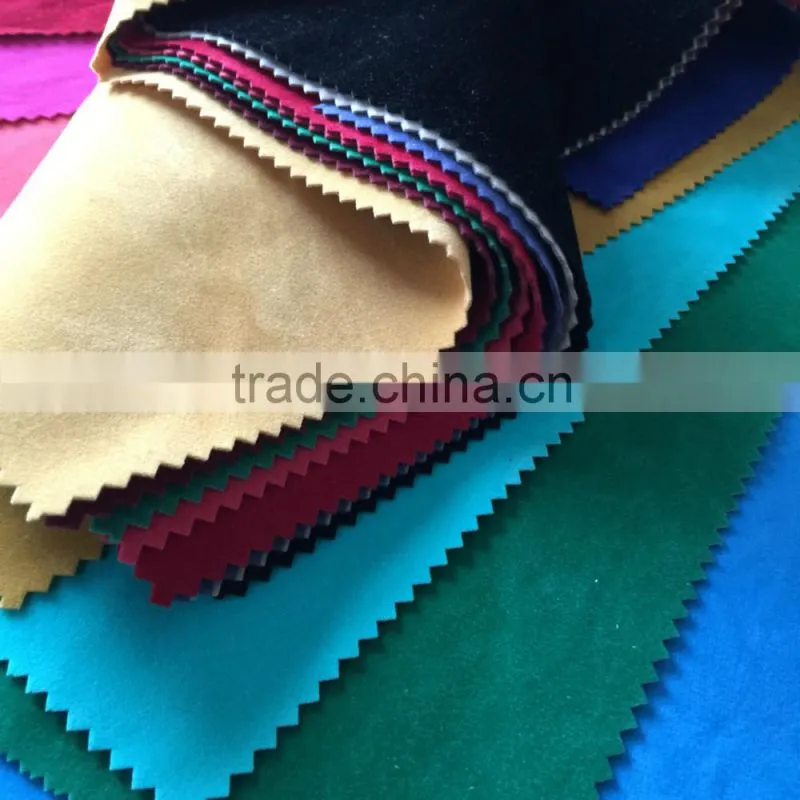 thick flock fabric soft double-sided flock fabric for shoes