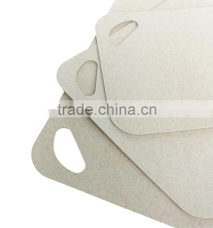 2016 new product bamboo fiber flexible chopping board set