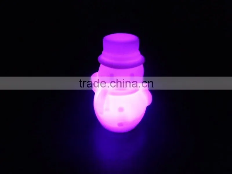 7 color changing snow man for Christmas Decoration LED night light
