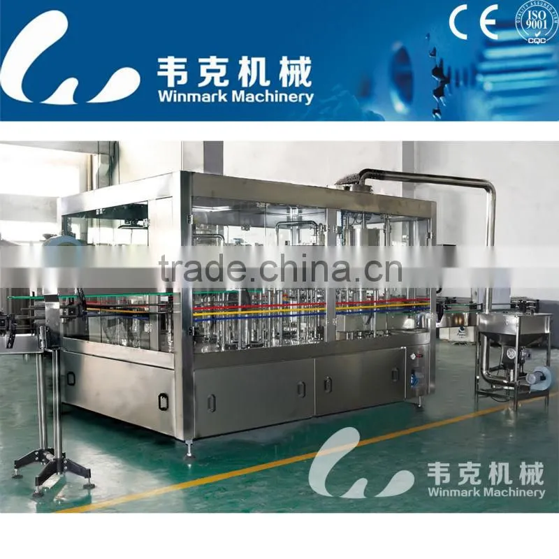 bottle filling and sealing machine
