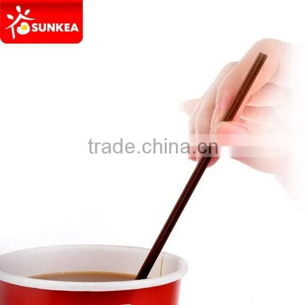 Plastic stirrer, coffe straw