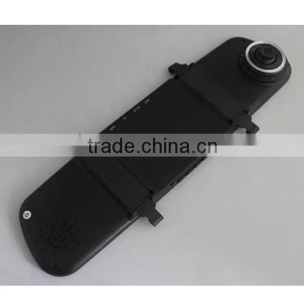 4.3 inch dual camera recorder car dvr rearview mirror