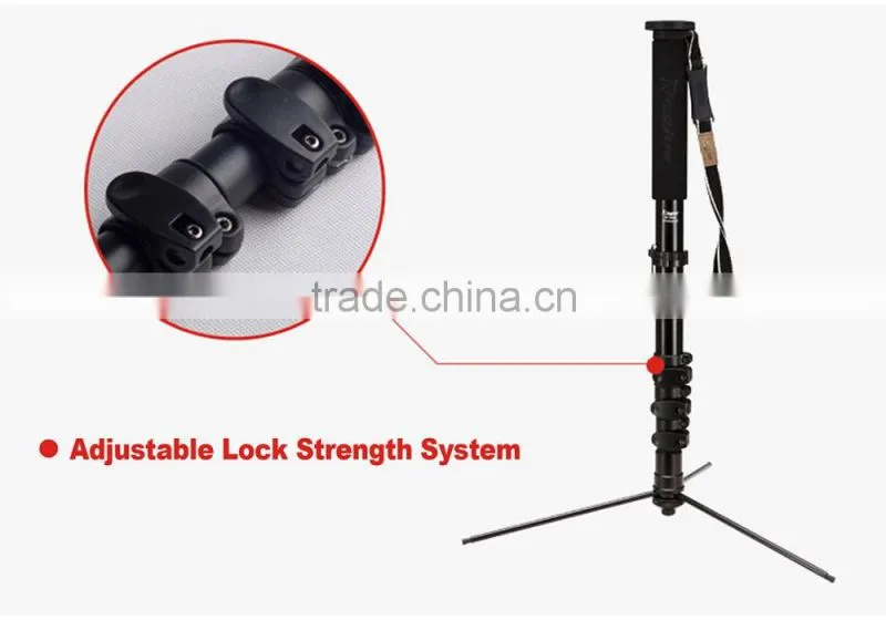 Kingjoy Qualified Aluminum Flip Lock 3 feets Versatile Professional Monopod MP408FL