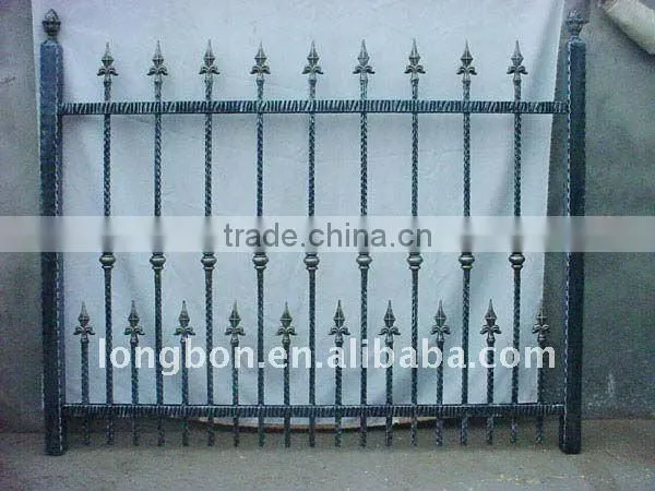 2015 Top-selling modern artistic ornamental iron fence