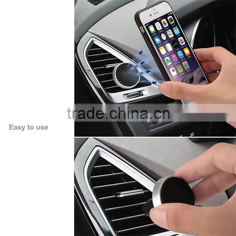 universal portable china wholesale strong reliable magnet car vent mobile phone holder compatible with all phones
