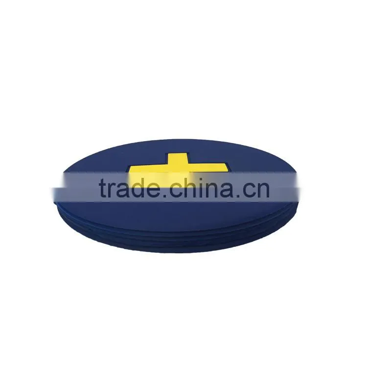 High Quality Pvc 9" Round Mark Mat For Math Training