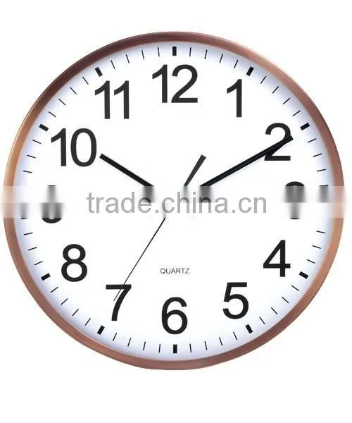 decorative wall mouonted clock, metal hone clock
