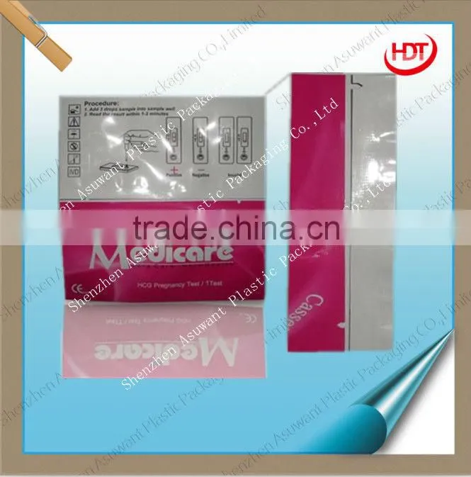small aluminium foil packaging bag for pregancy test paper