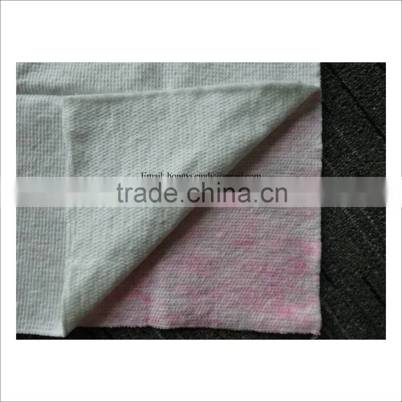 Super water absorbent stitch bonded printed cotton floor cleaning towels