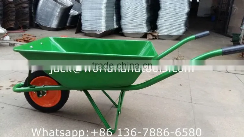 Garden construction wheel barrow WB2203 with metal tray