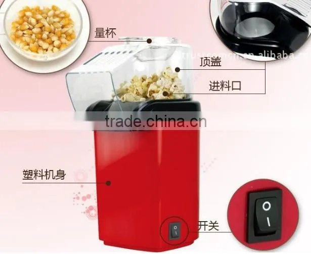 electric popcorn making machine .hot air popcorn maker