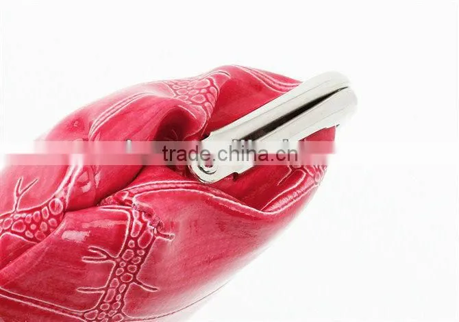 bags wholesale 2013 best reflective PU red wallet bags