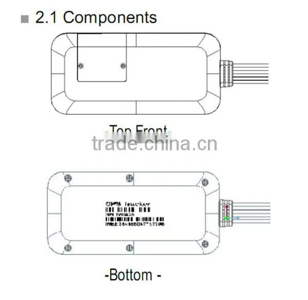 Sim card micro gps TK119 tracking device , gps vehicle tracker with GSM GPS alarms