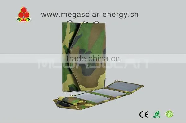 15W Flexible Folding Solar panel USB charger for PDA Mp4 Mp5 Iphone 4 4s 5 MS-015FSC
