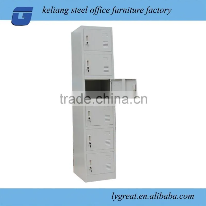 0.6mm customized size lockable staff storage knock down steel locker