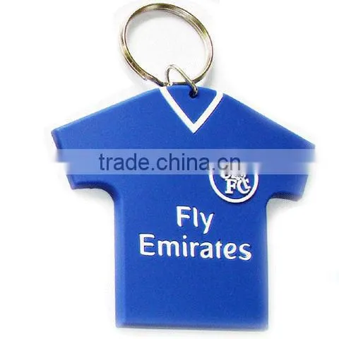 World cup promotion T-shirt shape keychain basketball team jersey keychain