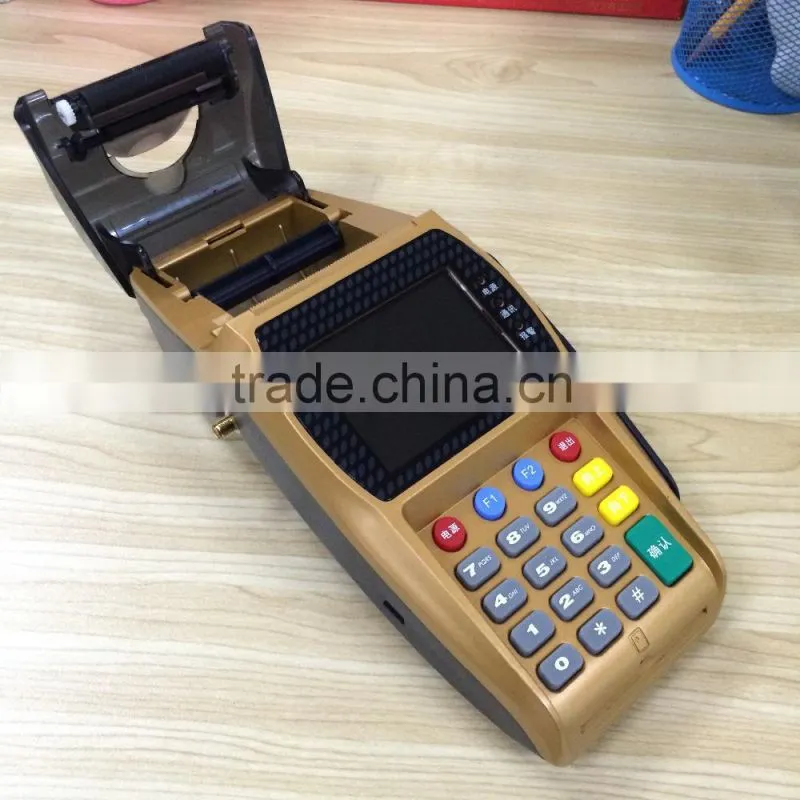 Barcode scanner with built in pos printer pos tablet stand retail IC MSR card skimmer POS