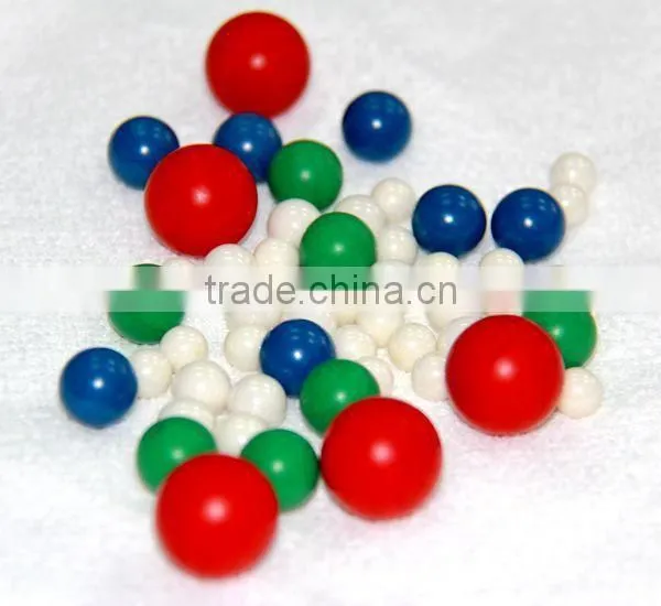 2mm 2.381mm 2.5mm soild ball PP PA PTFE POM plastic ball