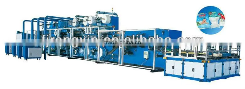Full-servo baby diaper making machine