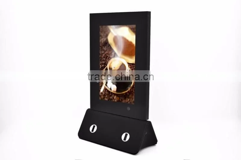 Advertising sign powerbank mobile power supply with 7inch HD screen