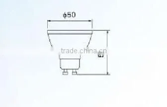 2013 NingBo 3W GU10 Dimmable Lamp with 5630 SMD LED