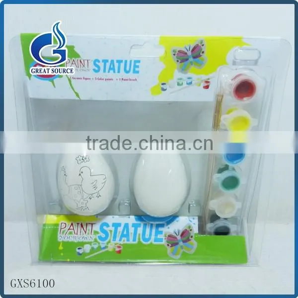 wholesale kids diy paint your own Easter egg Diy ceramic paint kits