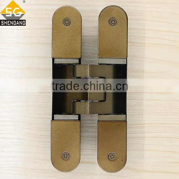 zinc alloy adjustable concealed tectus 340 3d hinge for wooden doors