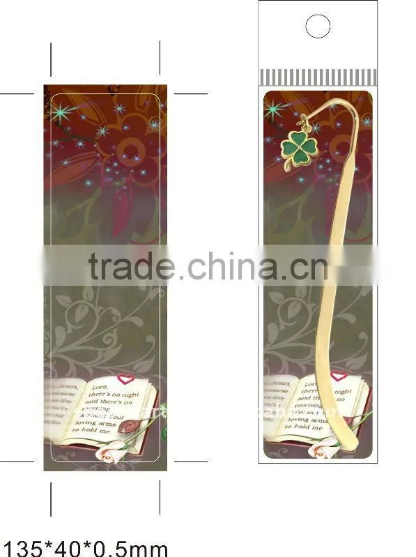 promotional metal 3D music bookmarks for books, gifts and premium