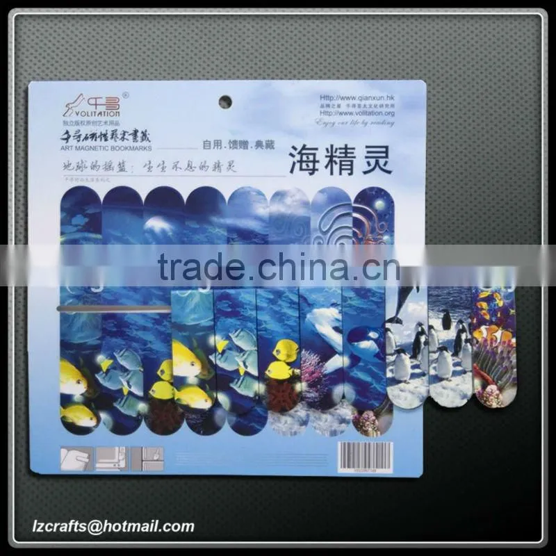 2012 New arrival promotional magnetic bookmark