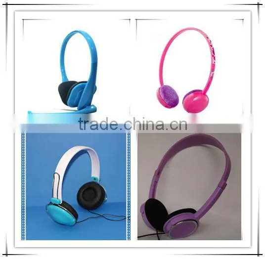 Back school promotion headphones for children or mp3, Noise cancelling headphone for kids