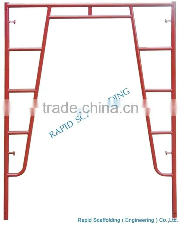 Open frame scaffolding