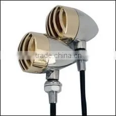 Chrome Vintage Bullet Turn Lights Motorcycle Indicator for Kawasaki
