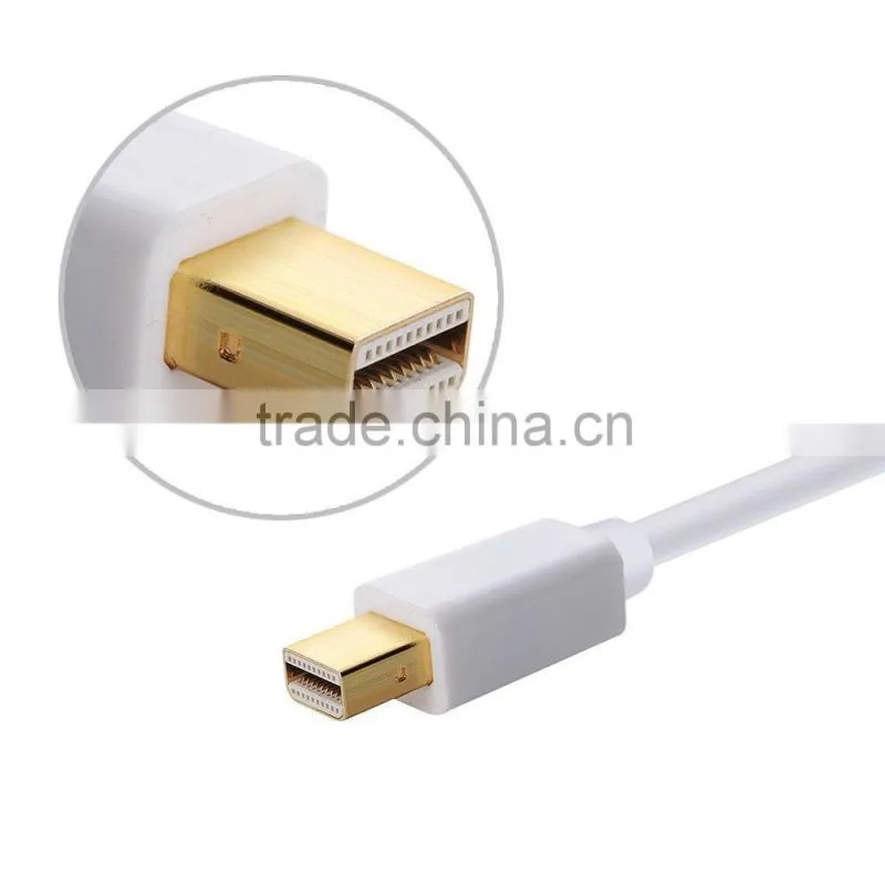 Mini DisplayPort DP to HDMI VGA DVI Cable Converter Adapter for MacBook Pro Air