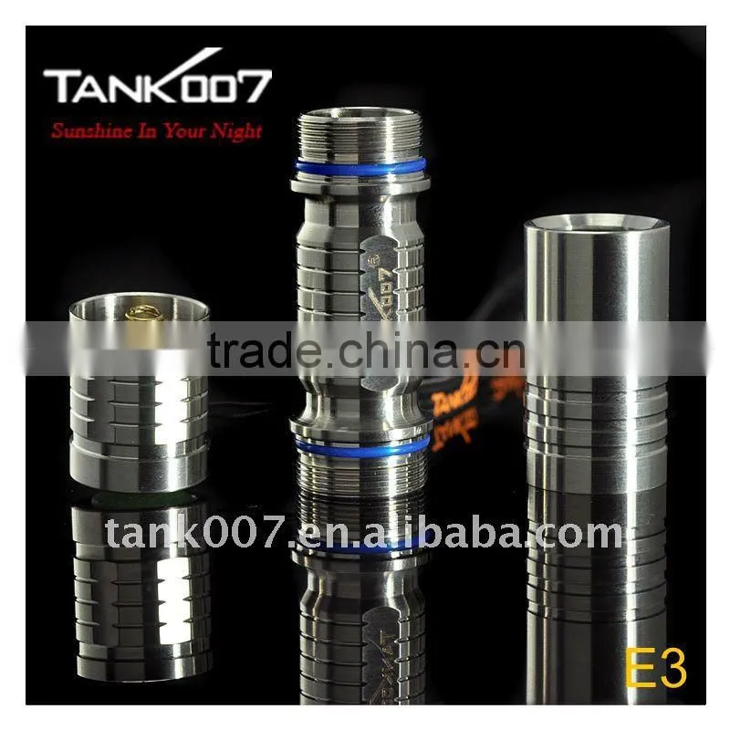 stainless steel flashlight badge TANK007 E3