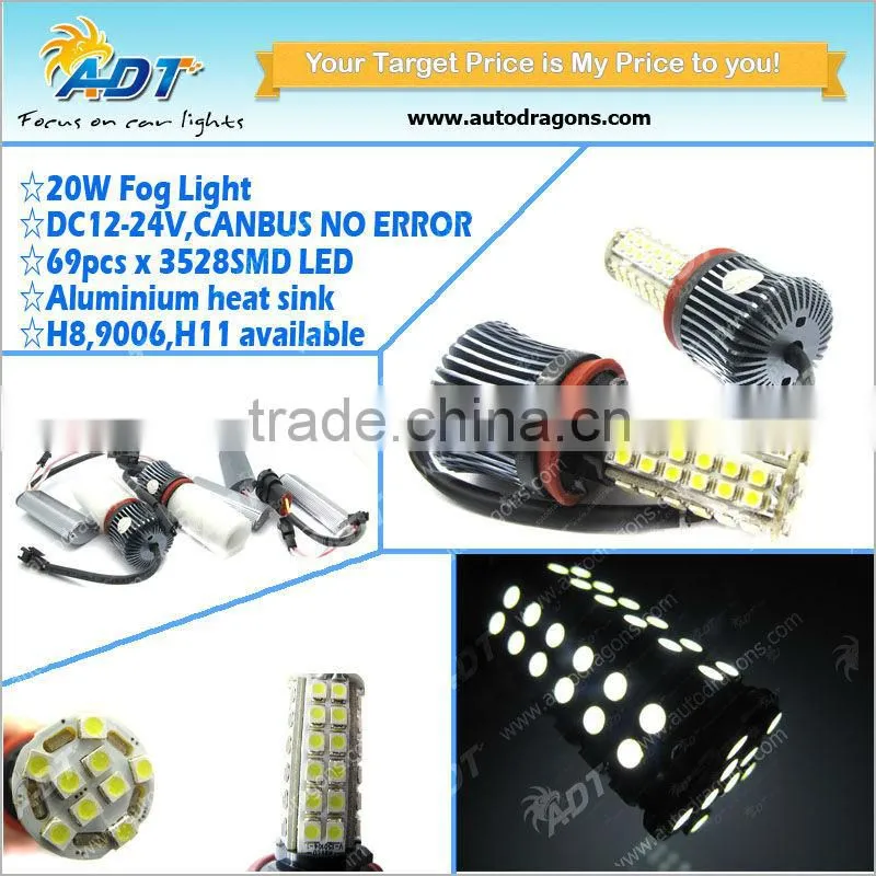 20W 69 SMD LED CANBUS led warning lamp for AUDI
