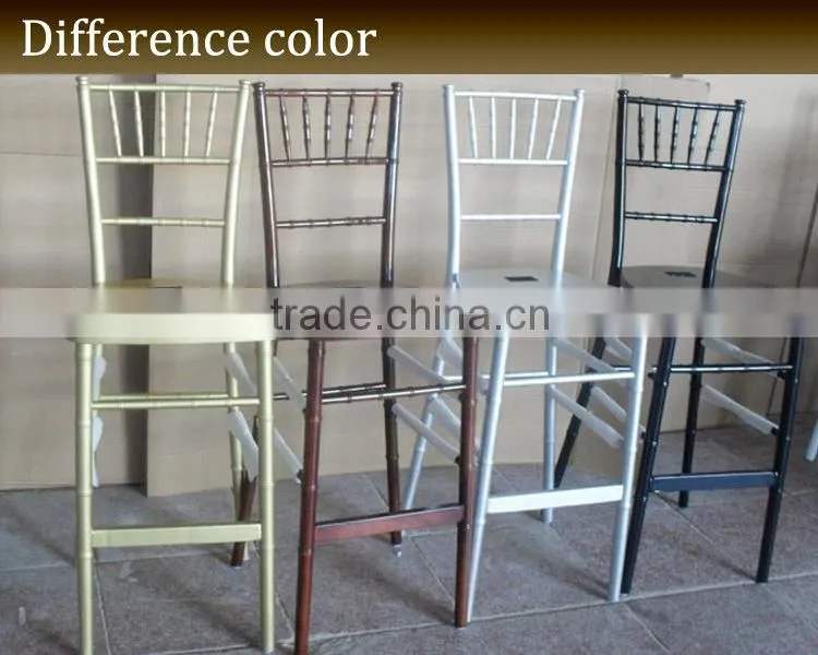Plastic Tiffany High stool Chair With Steel leg
