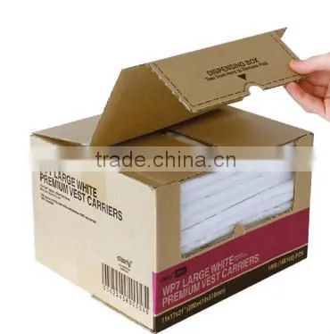HDPE transparet star sealed black garbage/rubbish/trash bags in roll