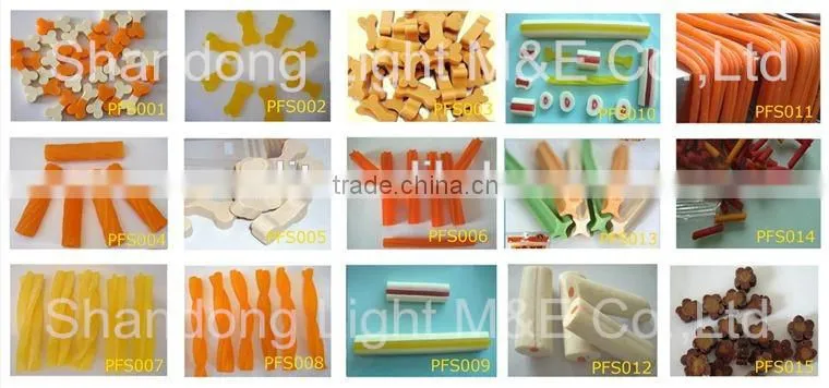 Fully Automatic High Effcient Bulk Pet Dog Chewing Gum Plant