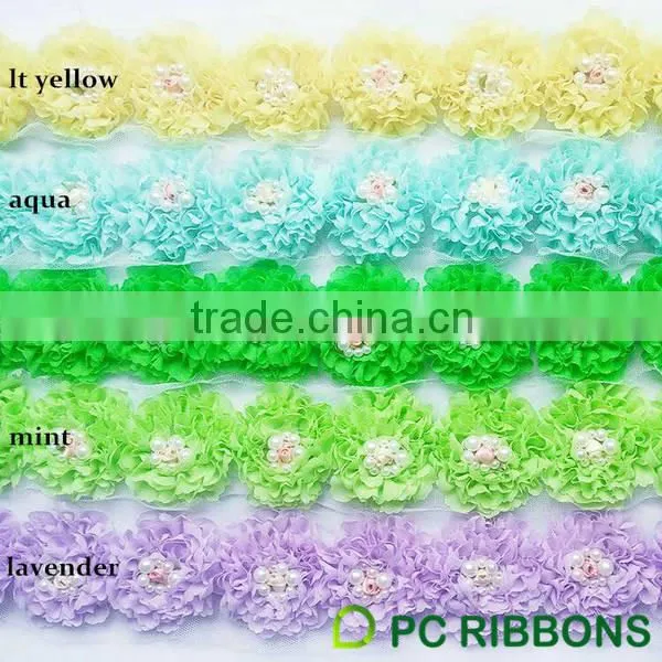 Factory manufacture diamond trims ribbon
