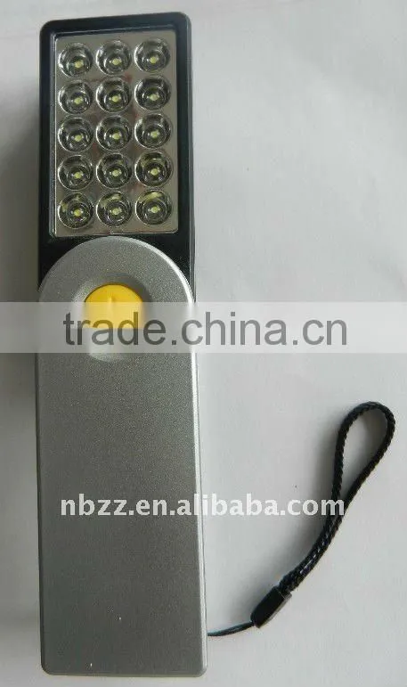 15+1 LED Flashlight Swivel Light ZZ-839