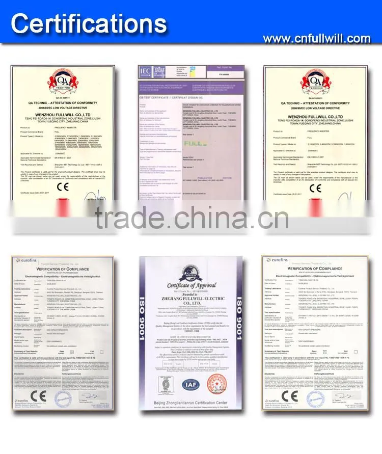 Chinese Brand AC Motor Variable Speed Controller for ac electric motor speed control