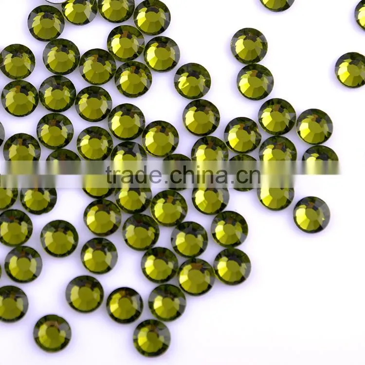Factory Direct Glass Flat back Rhinestone cabochon