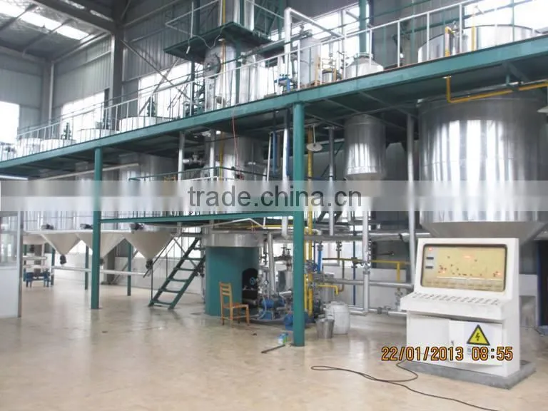 50 to 100 tons per day capacity of edible oil production including a filling line plant palm oil fractionation machine