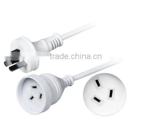 Australian power cords SAA Power Cords 2 Non-wirable SAA plugs Lighting Plug with cable DL2 4V-75