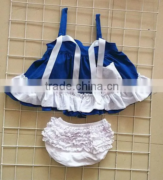 Latest 2016 swing top and bloomer set wholesale children's boutique clothing