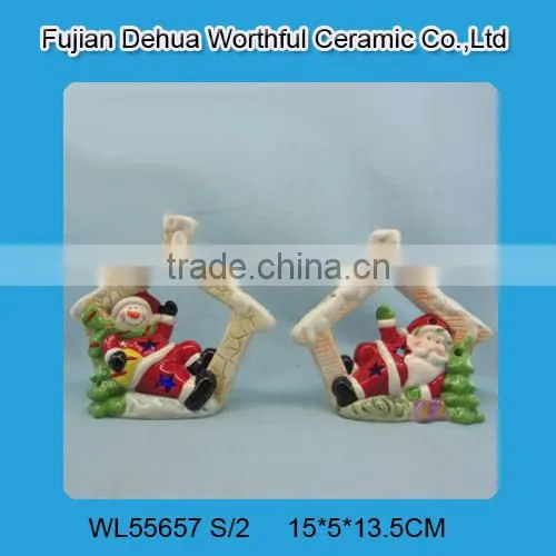 High quality ceramic christmas flower pots,ceramic owl flower pots